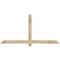Ekena Millwork Eugene Rough Sawn Timber Gable Bracket, Douglas Fir, 72"W x 36"H x 4"D x 4"F, 12/12 Pitch GBW072X36X0404EUG00RDF - alternate 1